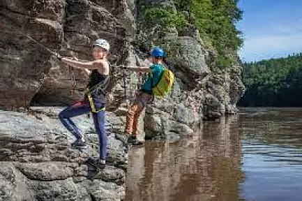 Lezení a ferraty u Vltavy